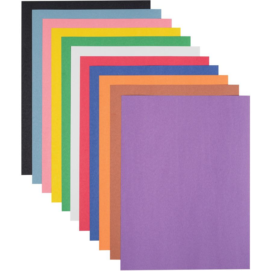 Prang Smart-Stack Construction Paper - Multipurpose - 9"Width x 12"Length - 300 / Pack - Assorted. Picture 13
