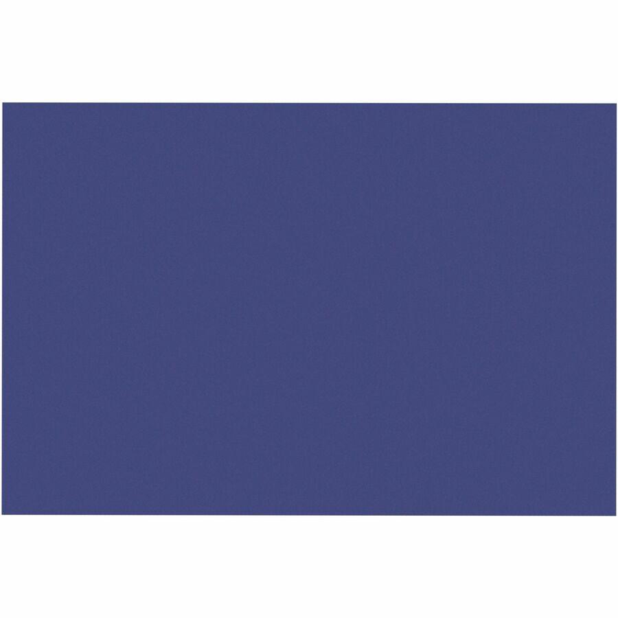 SunWorks Construction Paper - Multipurpose - 0.50"Height x 12"Width x 18"Length - 50 / Pack - Blue. Picture 2