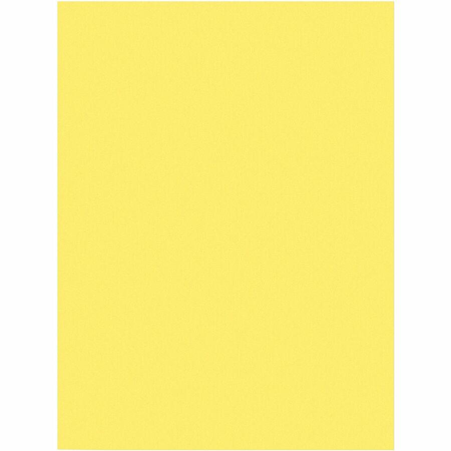 SunWorks Construction Paper - Multipurpose - 9"Width x 12"Length - 50 / Pack - Yellow. Picture 3