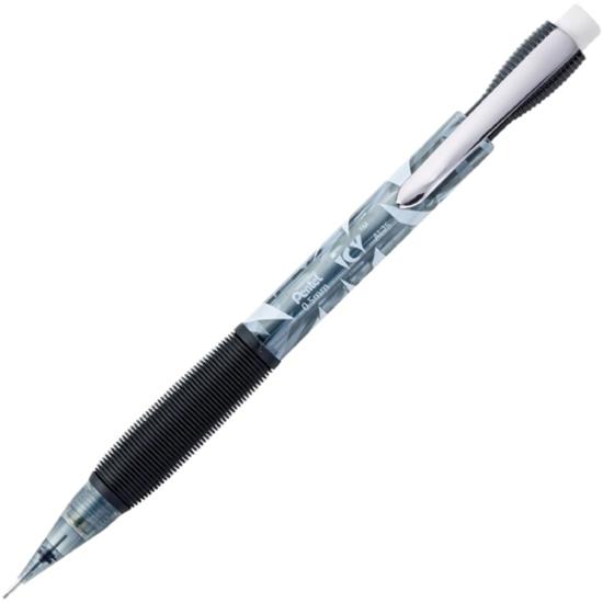 Pentel Icy Mechanical Pencil - #2 Lead - 0.5 mm Lead Diameter - Refillable - Black Barrel - 1 Dozen. Picture 5