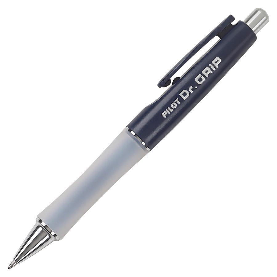 Pilot Dr. Grip Retractable Ballpoint Pens - Medium Pen Point - 1 mm Pen Point Size - Refillable - Retractable - Blue - Blue Barrel - 1 Each. Picture 2