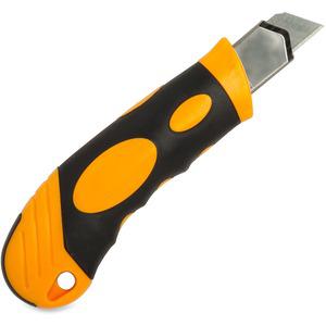 Sparco Automatic Utility Knife - Metal Blade - Heavy Duty - Acrylonitrile Butadiene Styrene (ABS) - Black, Yellow - 1 Each. Picture 8