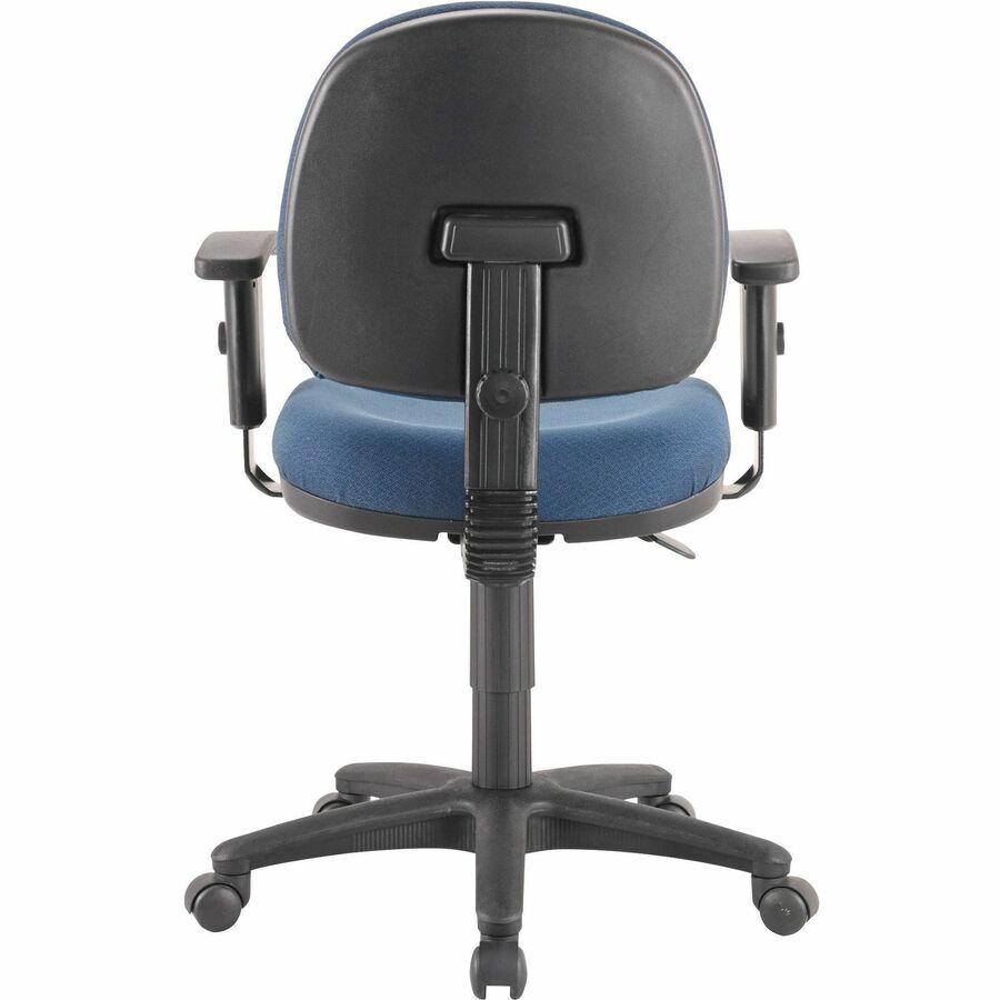 Lorell Millenia Series Pneumatic Adjustable Task Chair - Blue Seat - 1 Each. Picture 5