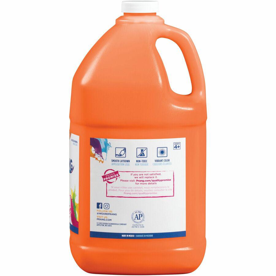 Prang Liquid Tempera Paint - 1 gal - 1 Each - Orange. Picture 4