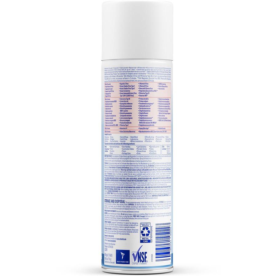 Lysol I.C. Disinfectant Spray - For Hard Surface, Shower, Sink, Toilet, Nonporous Surface, Floor, Wall, Porcelain, Glazed Surface, Plastic, Door Handle, ... - 19 fl oz (0.6 quart) - 12 / Carton - Anti. Picture 3