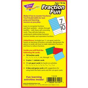 Trend Fraction Fun Flash Cards - Educational - 1 / Box. Picture 7