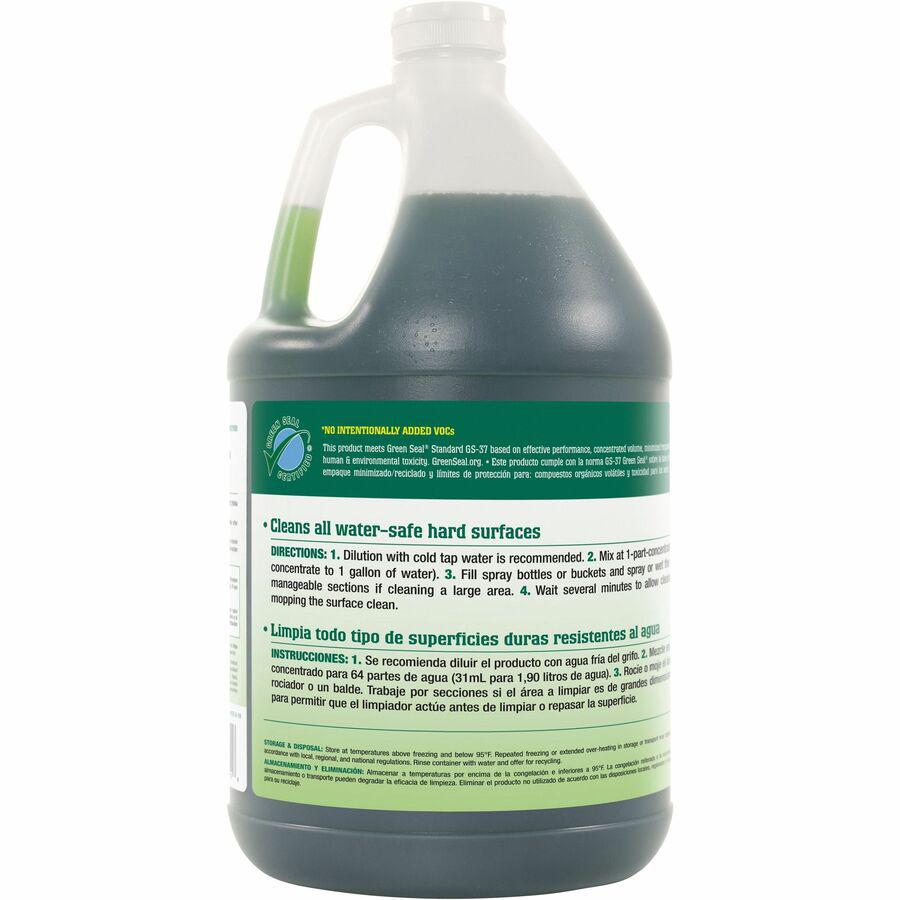 Simple Green All-purpose Cleaner Concentrate - For Hard Surface, Nonporous Surface - Concentrate - 128 fl oz (4 quart) - 1 Each - Non-toxic, Non-flammable, Disinfectant, Odorless - Green. Picture 3
