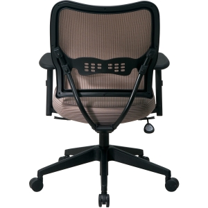 Office Star Space VeraFlex Series Task Chair - Fabric Latte Seat - Fabric Back - 5-star Base - Latte - 19.50" Seat Width x 20" Seat Depth - 27" Width x 26.5" Depth x 40" Height. Picture 12