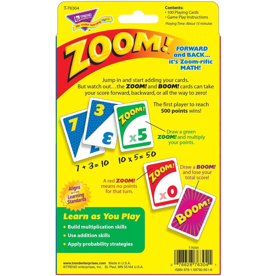 Trend Zoom Multiplication Learning Game - Educational - 1 to 4 Players - 1 Each. Picture 7