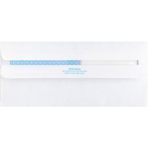 Business Source No. 9 Double Window Invoice Envelopes - Double Window - #9 - 8 7/8" Width x 3 7/8" Length - 24 lb - Self-sealing - 500 / Box - White. Picture 3