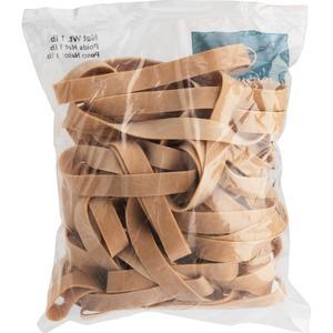 Business Source Quality Rubber Bands - Size: #107 - 7" Length x 0.6" Width - Sustainable - 40 / Pack - Rubber - Crepe. Picture 6