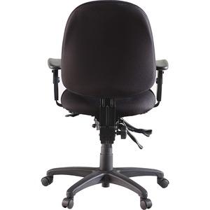 Lorell High Performance Task Chair - Black Seat - Black Back - Metal Frame - 5-star Base - 1 Each. Picture 9