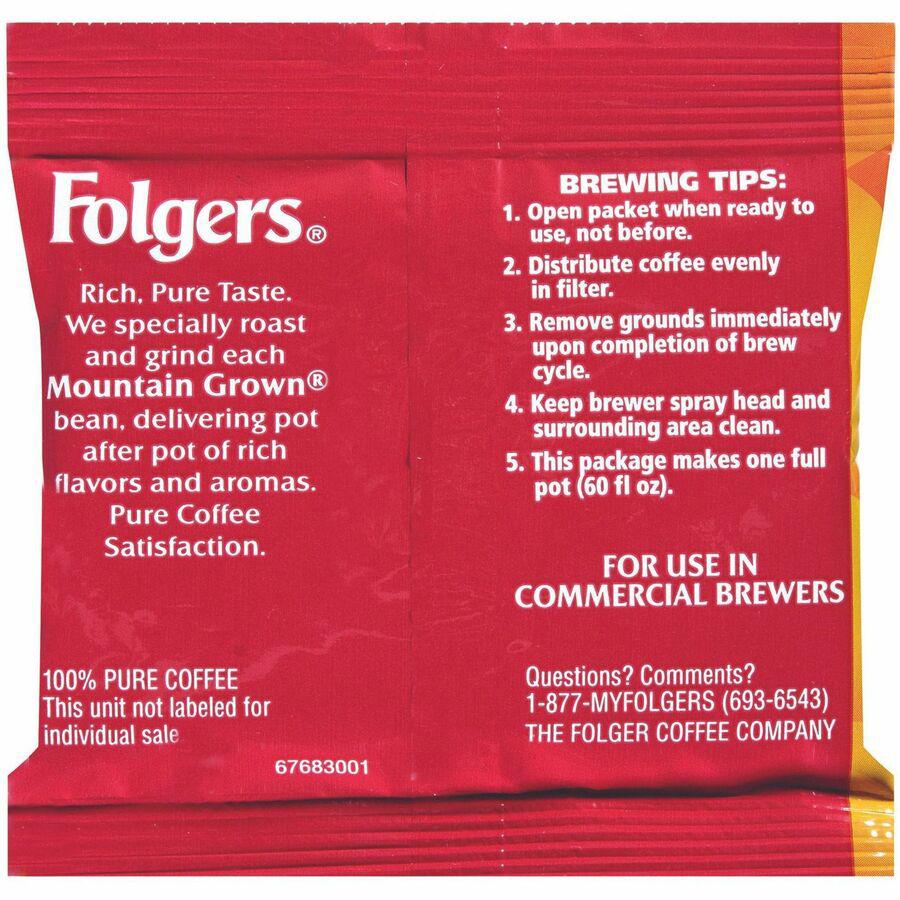 Folgers&reg; Classic Roast Coffee - Medium - 0.9 oz - 36 / Carton. Picture 5