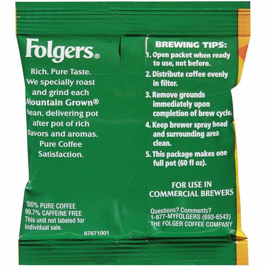 Folgers&reg; Ground Classic Decaf Coffee - 1.5 oz - 42 / Carton. Picture 4