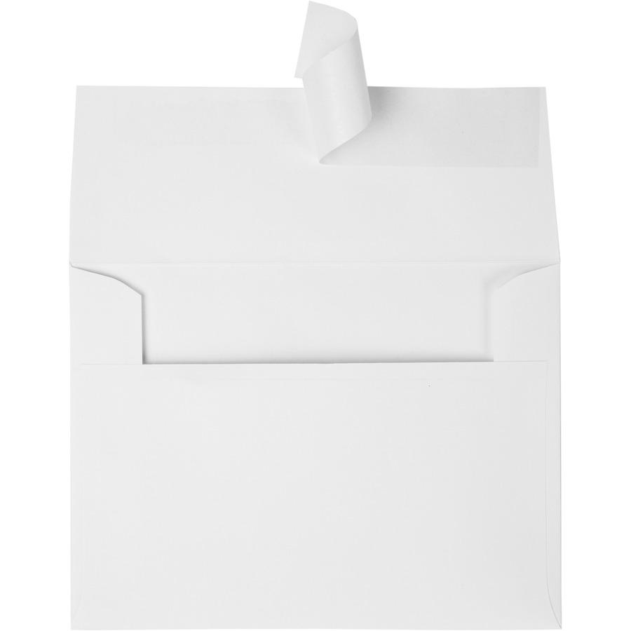 Quality Park 4-1/2 x 6-1/4 Photo Envelopes with Self-Seal Closure - Specialty - 4 1/2" Width x 6 1/4" Length - 24 lb - Wove - 50 / Box - White. Picture 4