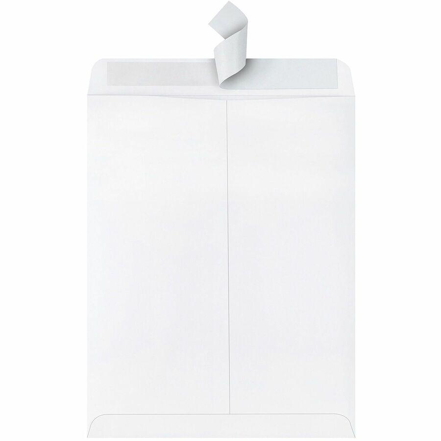 Quality Park 11-1/2 x 14-1/2 Catalog Envelopes with Self-Seal Closure - Catalog - 11 1/2" Width x 14 1/2" Length - 28 lb - Peel & Seal - Wove - 100 / Box - White. Picture 5