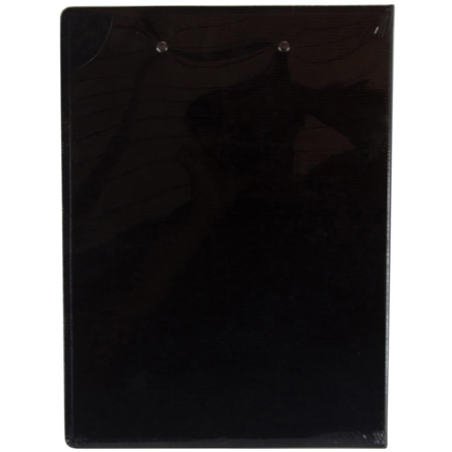 Mobile OPS Unbreakable Recycled Clipboard - 0.50" Clip Capacity - Top Opening - 8 1/2" x 11" - Black - 1 Each. Picture 6