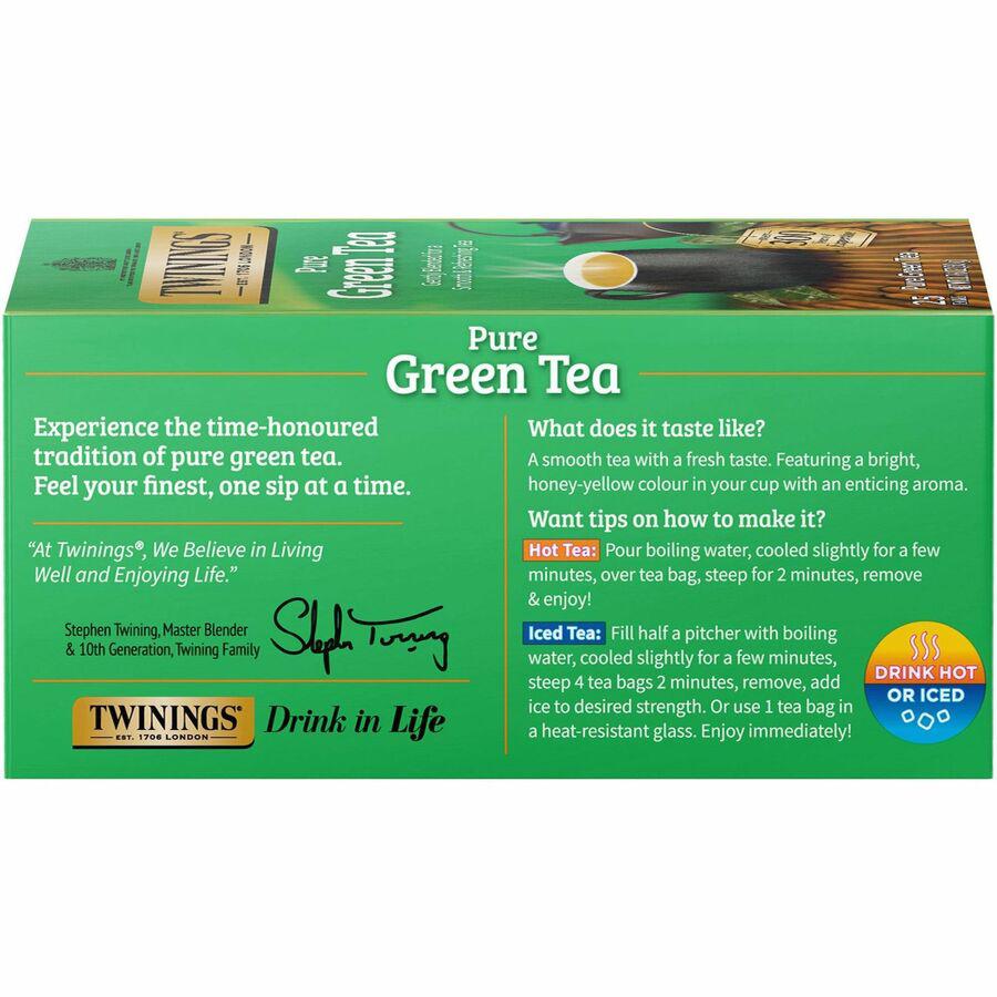 Twinings of London 100% Natural Green Tea Bag - 25 Cup - 25 / Box. Picture 6
