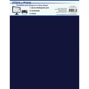 Geographics Recycled Certificate Holder - Navy - 30% Recycled - 5 / Pack. Picture 2