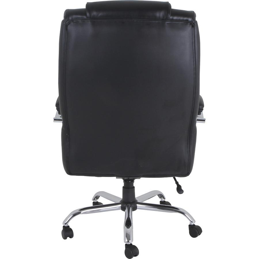 Lorell Big & Tall Chair with UltraCoil Comfort - Black - 1 Each. Picture 9