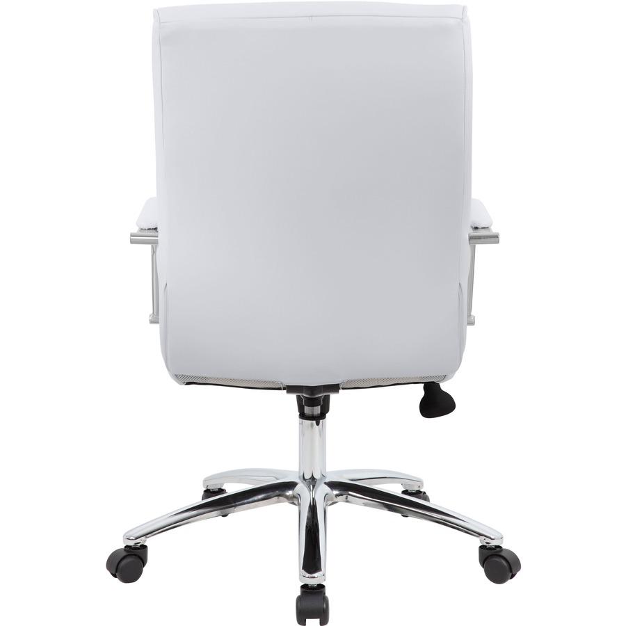 Boss Conf Chair, White - White - 1 Each. Picture 11