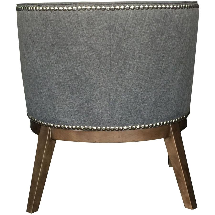 Boss Accent Chair, Beige - Medium Gray - 1 Each. Picture 6