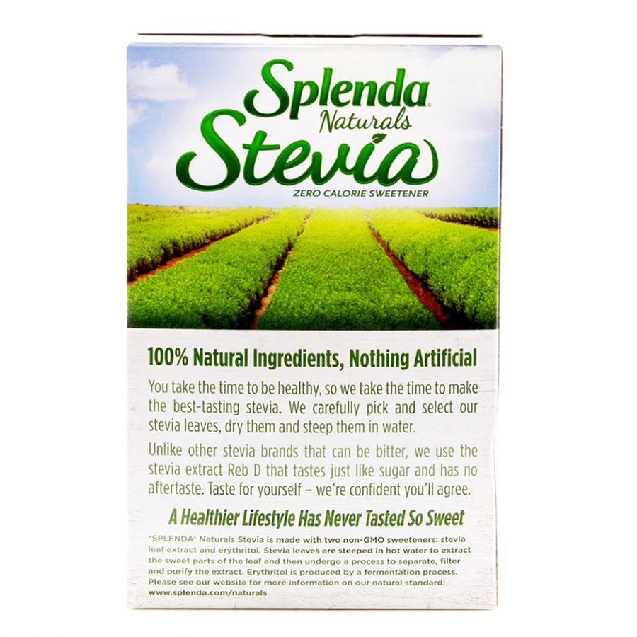 Splenda Naturals Stevia Sweetener - Stevia Flavor - Natural Sweetener - 140/Box. Picture 3