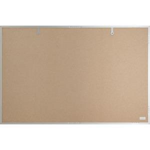 Lorell Aluminum Frame Cork Board - 48" Height x 72" Width - Cork Surface - Long Lasting, Warp Resistant - Silver Aluminum Frame - 1 Each. Picture 2