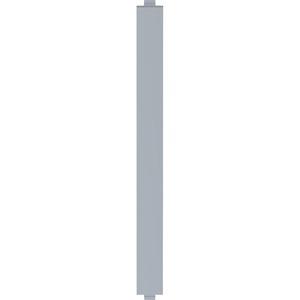 Lorell Vertical Panel Strip for Adaptable Panel System - 1.8" Width x 0.5" Depth x 19.7" Height - Aluminum - Silver. Picture 6
