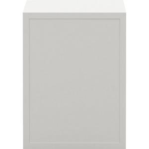 Lorell White Single Cubby Storage Base Adder Unit - 11.8" Width x 17.8" Depth x 15.8" Height - White. Picture 8