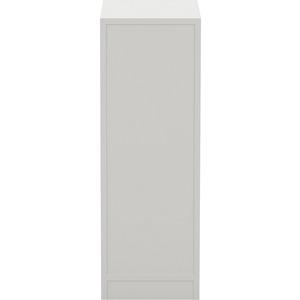 Lorell White Single Cubby/Locker Storage Base - 11.8" Width x 17.8" Depth x 34.4" Height - White. Picture 2