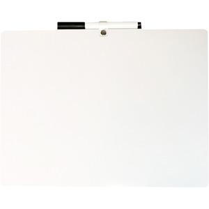 Flipside 2-sided Dry Erase Board Sets - 12" (1 ft) Width x 9" (0.8 ft) Height - White Hardboard Surface - Rectangle - Desktop, Lap - 12 / Pack. Picture 4