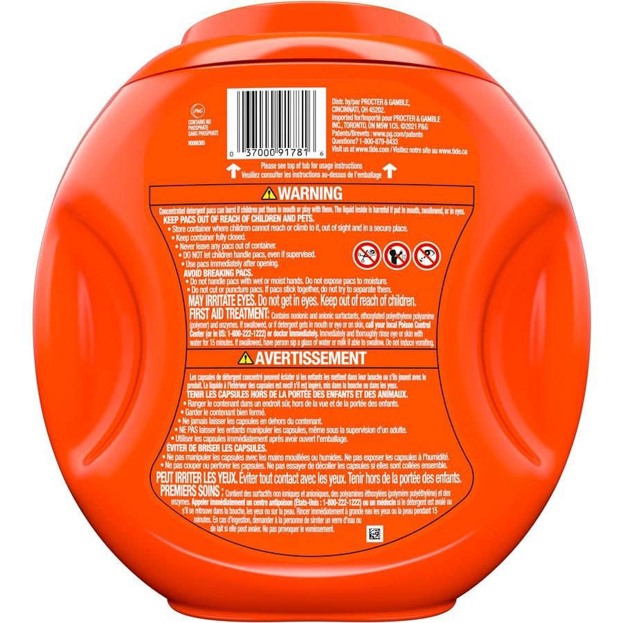 Tide Pods Laundry Detergent Packs - Spring Meadow Scent - 81 / Pack - Color Safe. Picture 3
