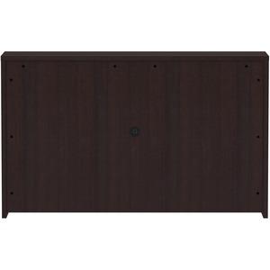 Lorell Essentials Series Stack-on Hutch with Doors - 60" x 15"36" - 4 Door(s) - Finish: Espresso Laminate. Picture 7