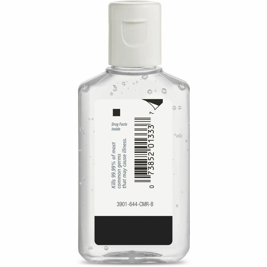 PURELL&reg; Advanced Hand Sanitizer Gel - 1 fl oz (29.6 mL) - Bottle Dispenser - Kill Germs - Skin, Hand - Clear - 72 / Carton. Picture 3