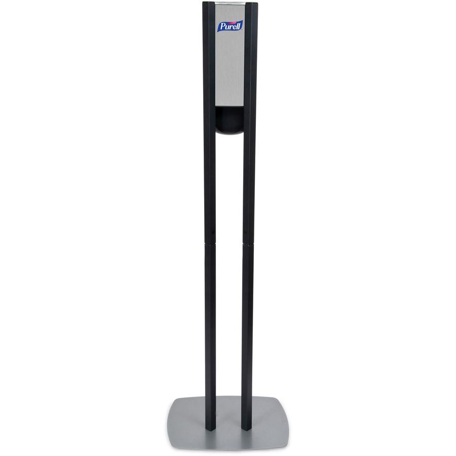 PURELL&reg; ES6 Dispenser Floor Stand - Freestanding - ABS Plastic - Gray. Picture 3