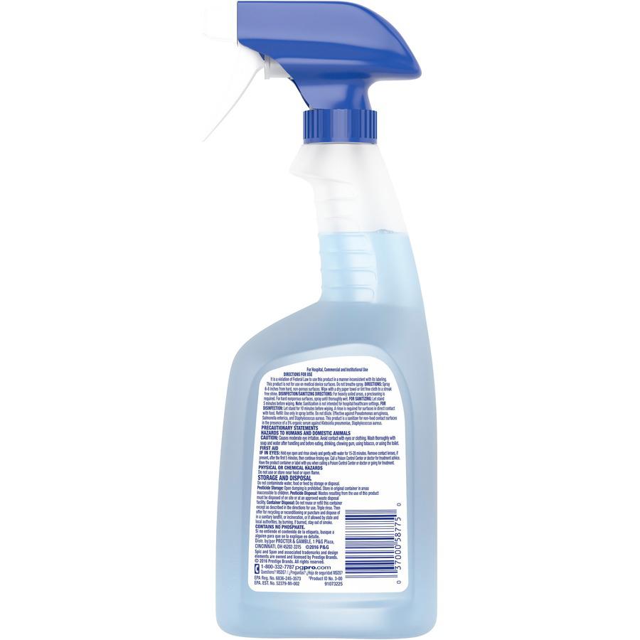 Spic and Span 3-in-1 Cleaner - Concentrate Liquid - 32 fl oz (1 quart) - Fresh Scent - 1 Bottle - Blue. Picture 3