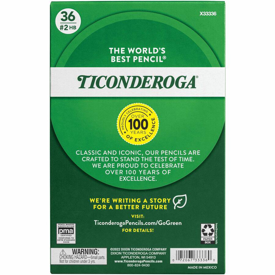 Ticonderoga My First Wood Pencil - #2 Lead - Yellow Cedar Barrel - 36 / Pack. Picture 4