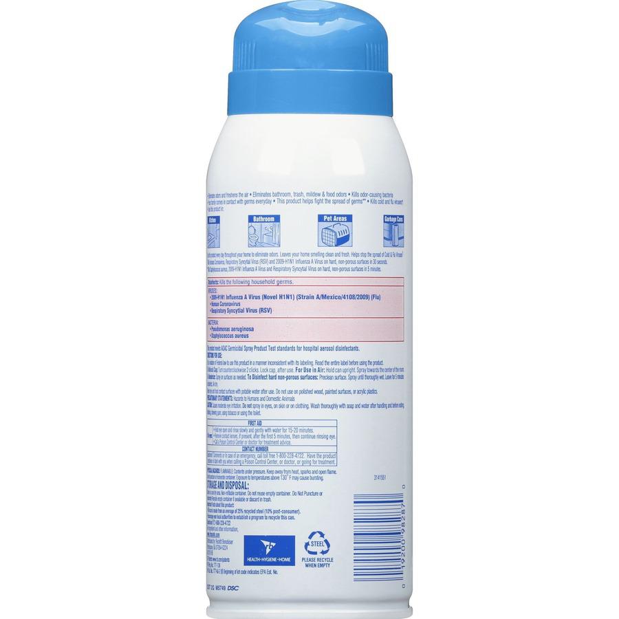 Lysol Neutra Air 2 in 1 Spray - Spray - 10 oz (0.62 lb) - Fresh Air Scent - 1 Each. Picture 3