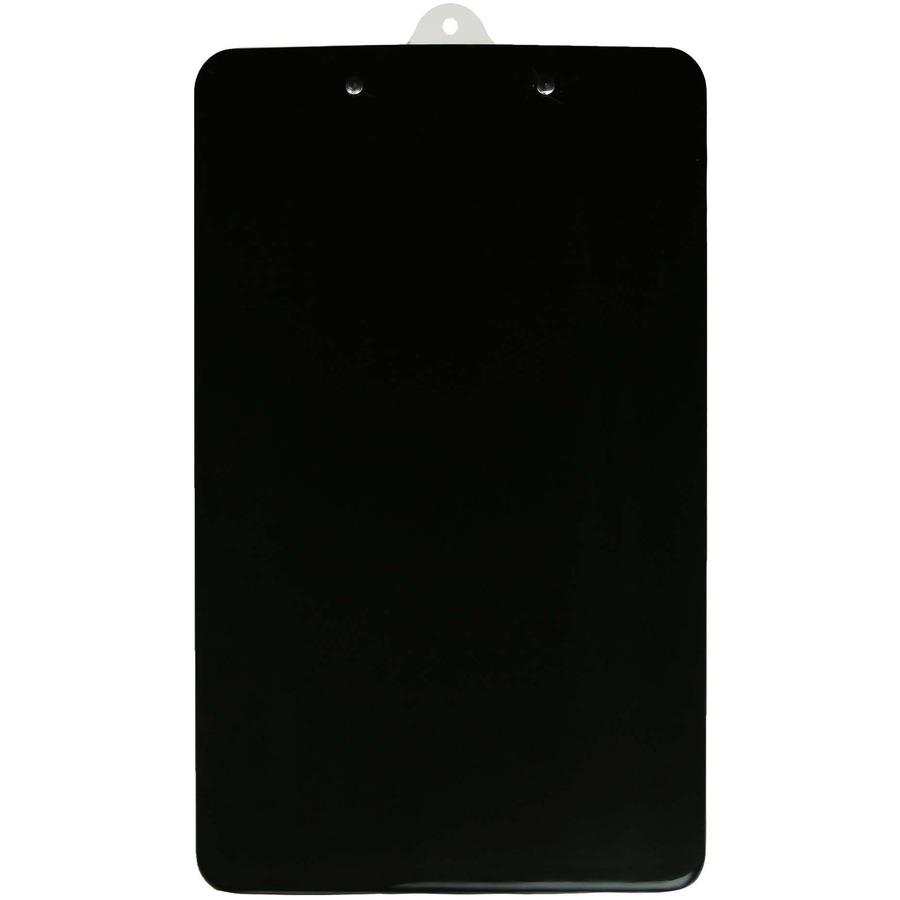 Saunders Antimicrobial Clipboard - 8 1/2" x 11" - Black, White - 1 Each. Picture 5