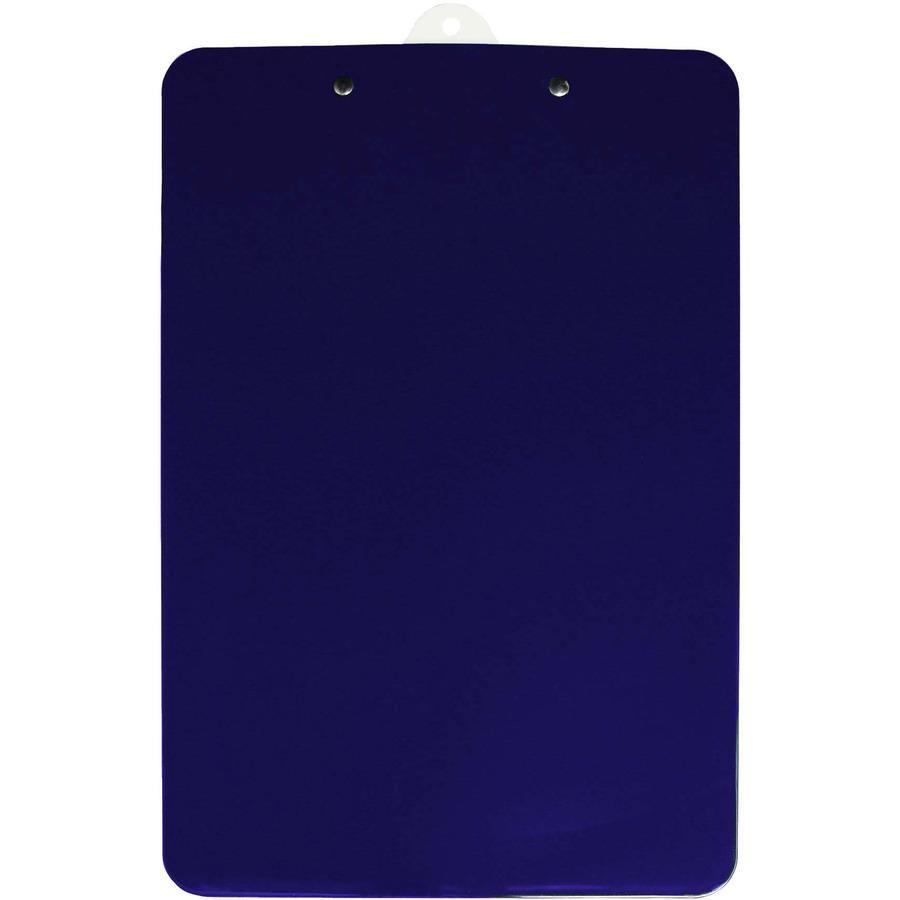 Saunders Antimicrobial Clipboard - 8 1/2" x 11" - Blue - 1 Each. Picture 3