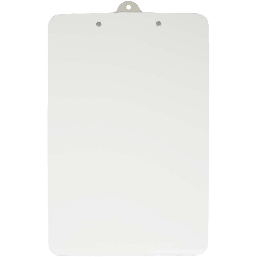 Saunders Antimicrobial Clipboard - 8 1/2" x 11" - White - 1 Each. Picture 6