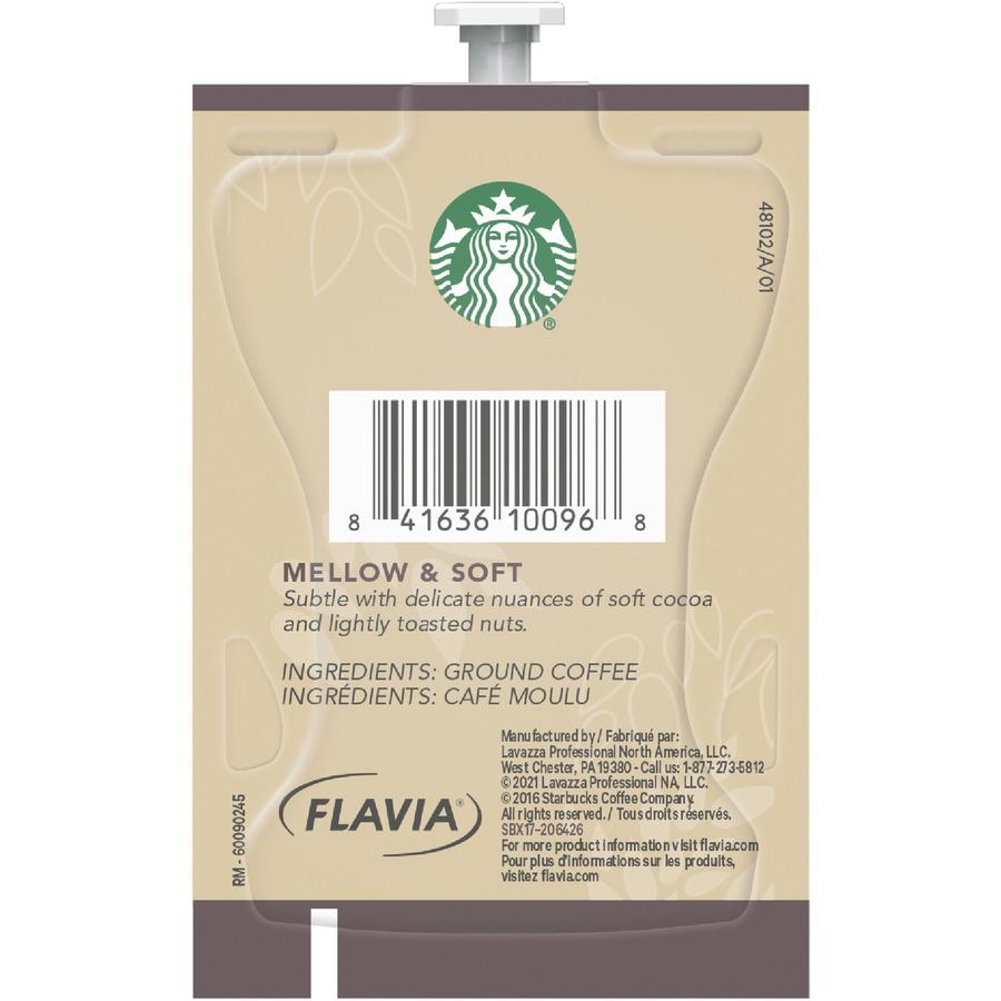 Starbucks Freshpack Veranda Blend Coffee - Compatible with Flavia Aroma, Flavia Barista, FLAVIA Creation 600, Flavia Creation 500, Flavia Creation 200, Flavia Creation 150, Flavia Creation 300 - Light. Picture 4