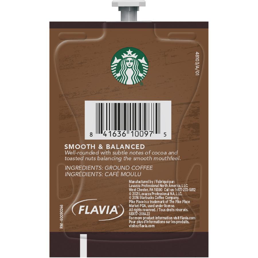 Starbucks Freshpack Pike Place Roast Coffee - Compatible with Flavia Aroma, Flavia Barista, FLAVIA Creation 600, Flavia Creation 500, Flavia Creation 200, Flavia Creation 150, Flavia Creation 300 - Me. Picture 4