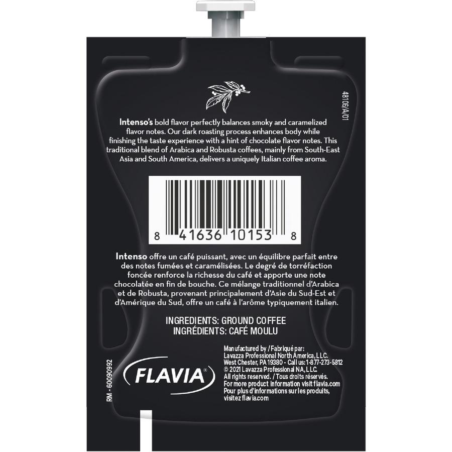 Lavazza Freshpack Intenso Coffee - Compatible with Flavia Aroma, Flavia Barista, FLAVIA Creation 600, Flavia Creation 500, Flavia Creation 200, Flavia Creation 150, Flavia Creation 300 - Dark - 0.3 oz. Picture 4