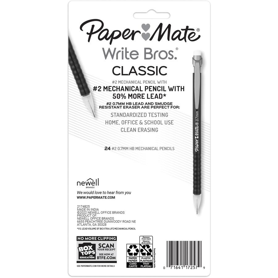 Paper Mate 0.7mm Mechanical Pencils - 0.7 mm Lead Diameter - Assorted Barrel - 24 / Pack. Picture 4