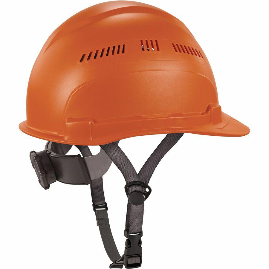 Ergodyne 8966 Lightweight Cap-Style Hard Hat - Recommended for: Head, Construction, Oil & Gas, Forestry, Mining, Utility, Industrial - Sun, Rain Protection - Strap Closure - High-density Polyethylene . Picture 8