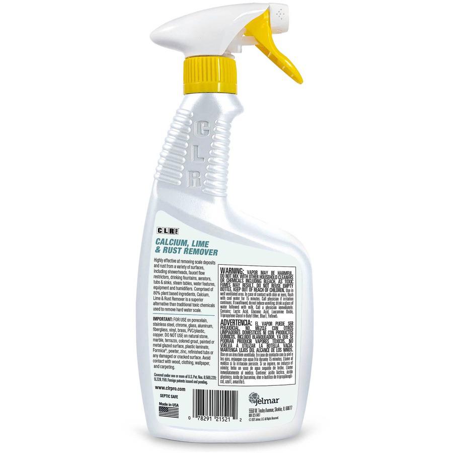 CLR Pro Calcium, Lime & Rust Remover - 32 fl oz (1 quart) - 1 Bottle - Fast Acting, Anti-septic, Phosphate-free, Bleach-free - Clear. Picture 3