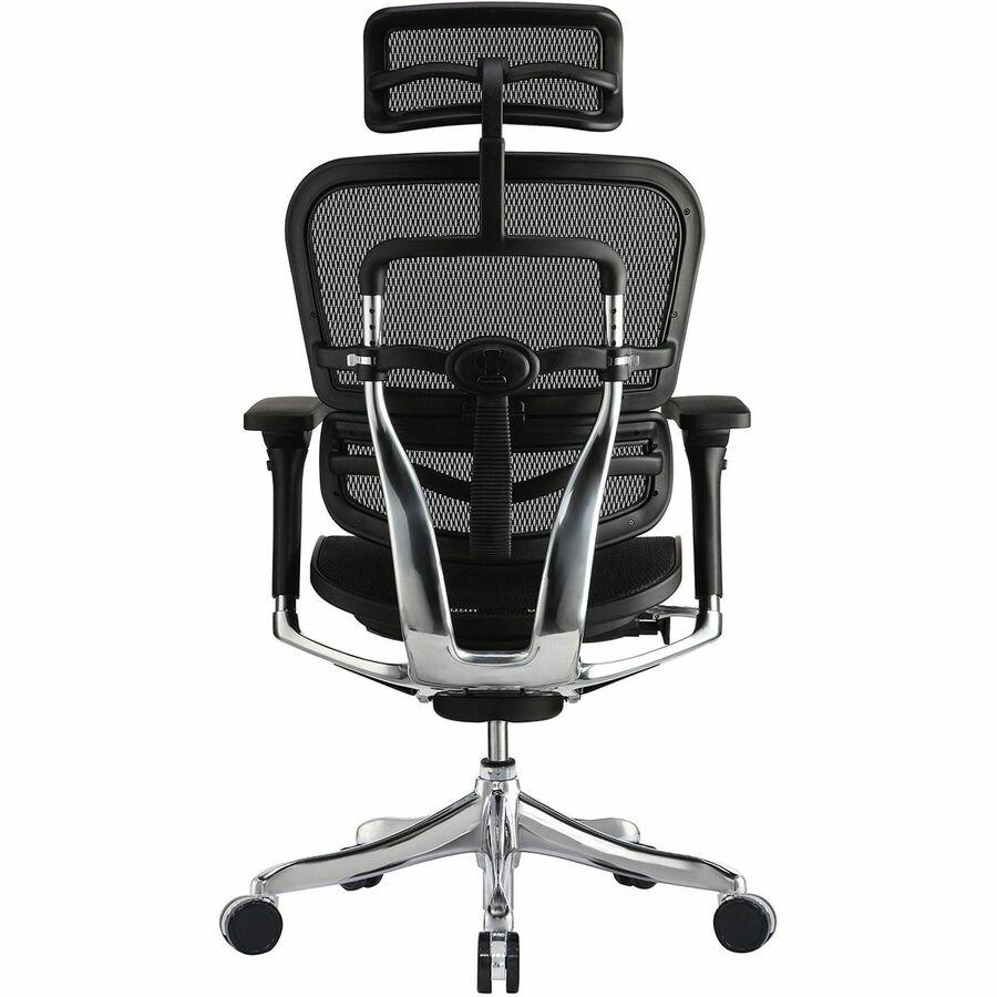 Eurotech Ergo Elite Chair - High Back - Black - 1 Each. Picture 3