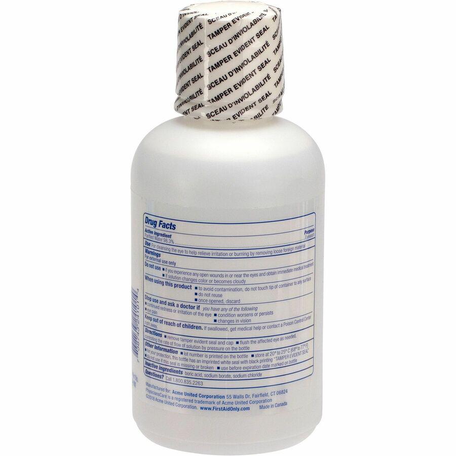 First Aid Only Sterile Ophthalmic Solution Eyewash - 16 fl oz - Sterile - For Eye Burning, Irritated Eyes - 1 Each. Picture 5